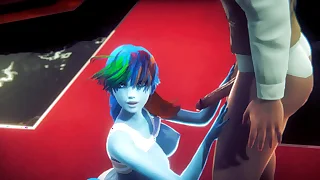 Rainbow Dash blowjob increased off out of one's mind handjob - 3D Porn