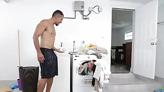 DONT FUCK MY play the part Daughter-in-law - Insane Teen Battle-axe Seduces Her play the part Dad's Friend